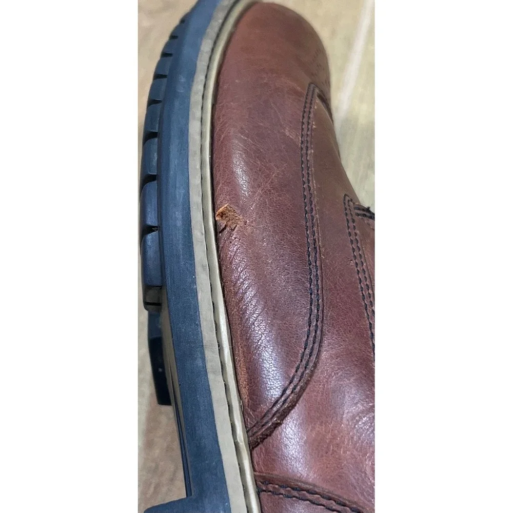 Timberland Earthkeepers Mens Brown Leather Wingtip Brogue Oxford Shoes 9743A 9.5